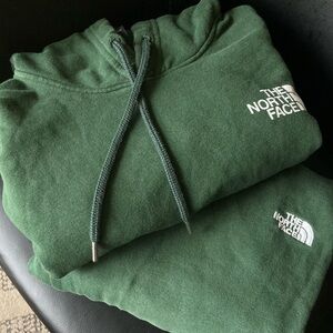 The North Face Green Hoodie 2 piece set